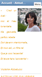 Mobile Screenshot of abbatucci-violaine.com